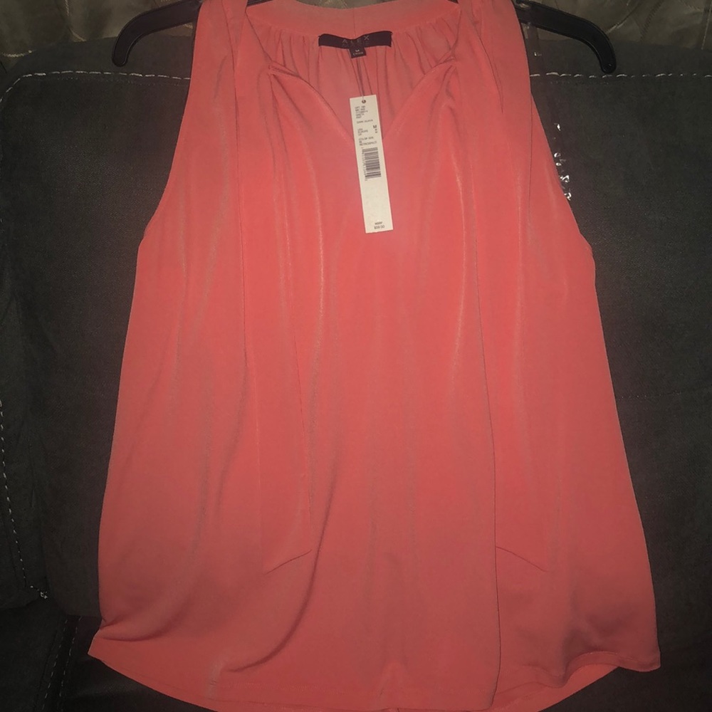 Alex Marie Greta knit coral Ladies Top GORGEOUS!